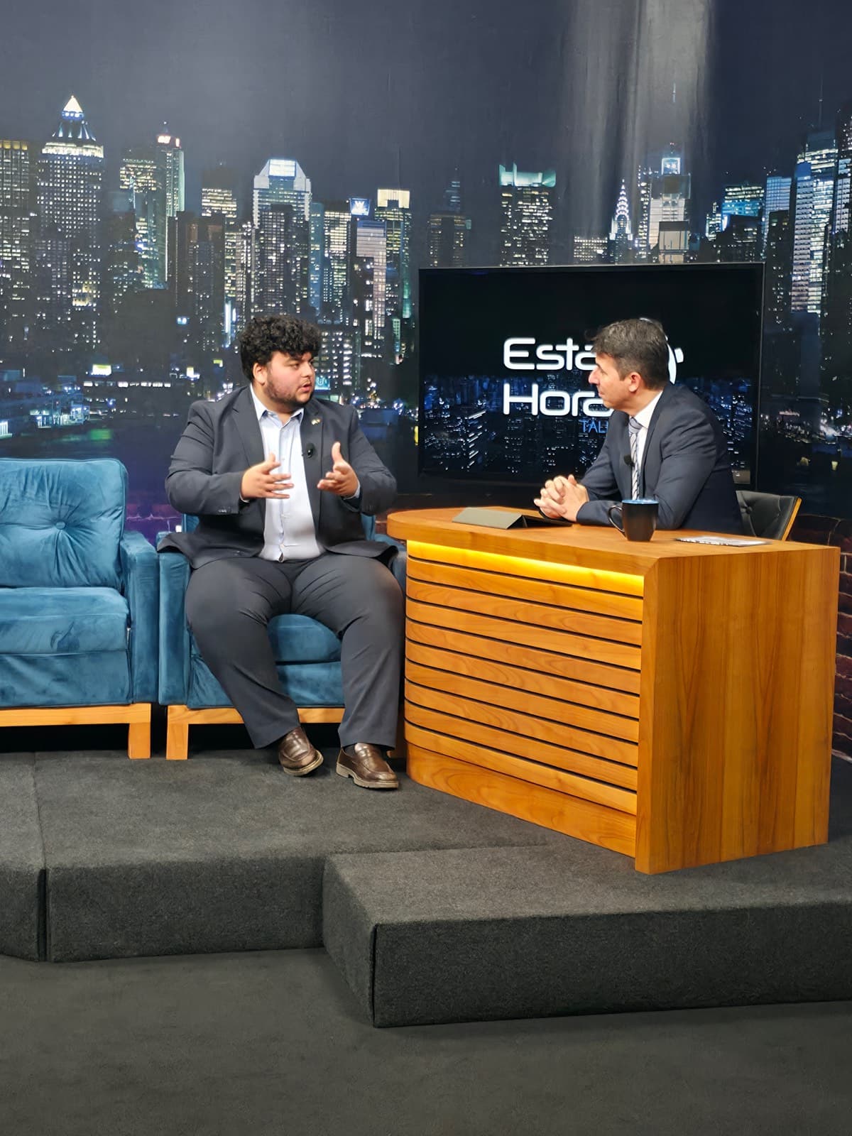 Rúben Ganhão em entrevista no programa Esta é a Hora, da Kuriakos TV